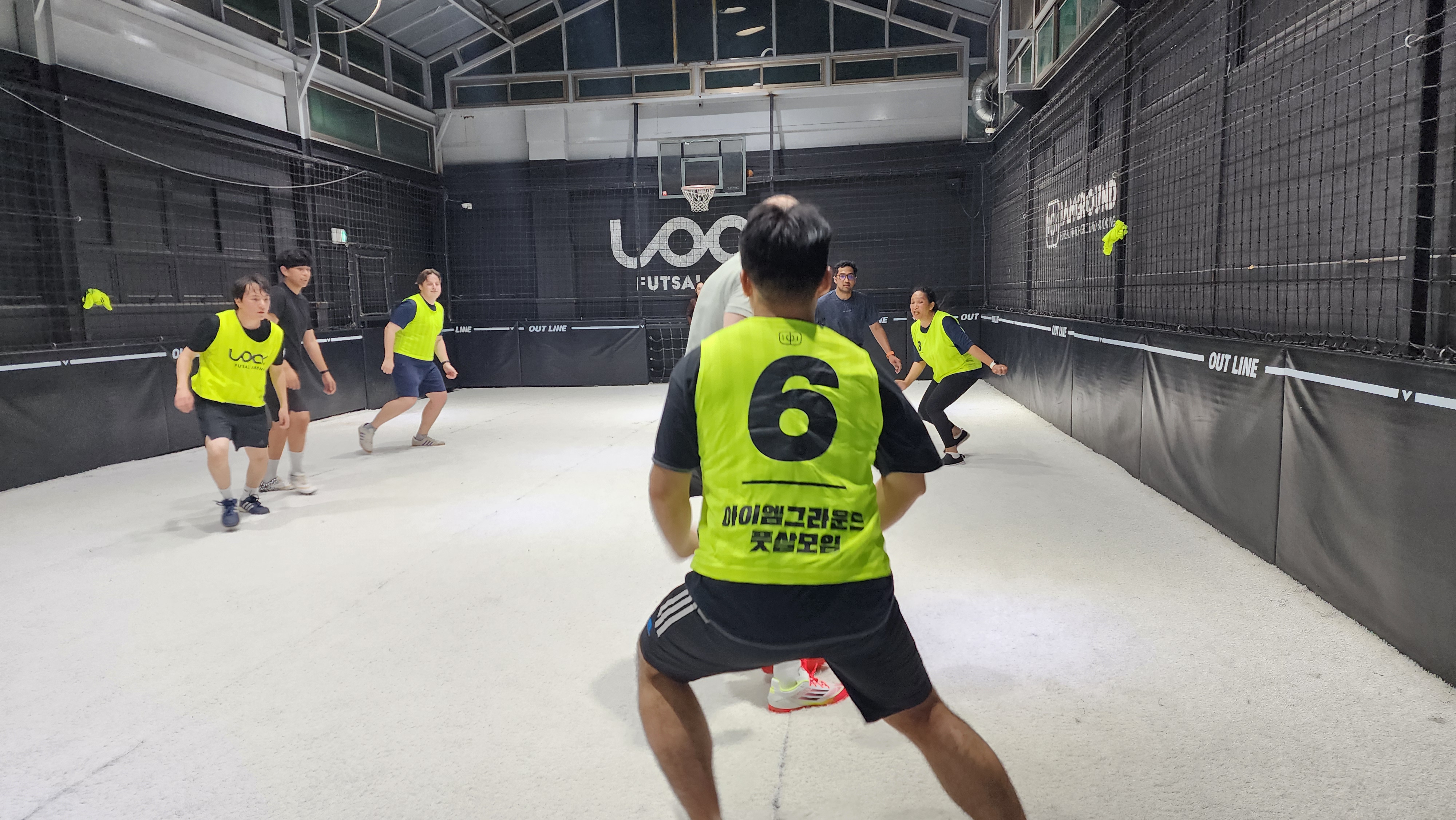 Indoor futsal game